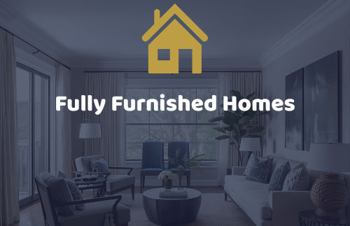 Fully furnished serviced accommodation interior - SPM Homes